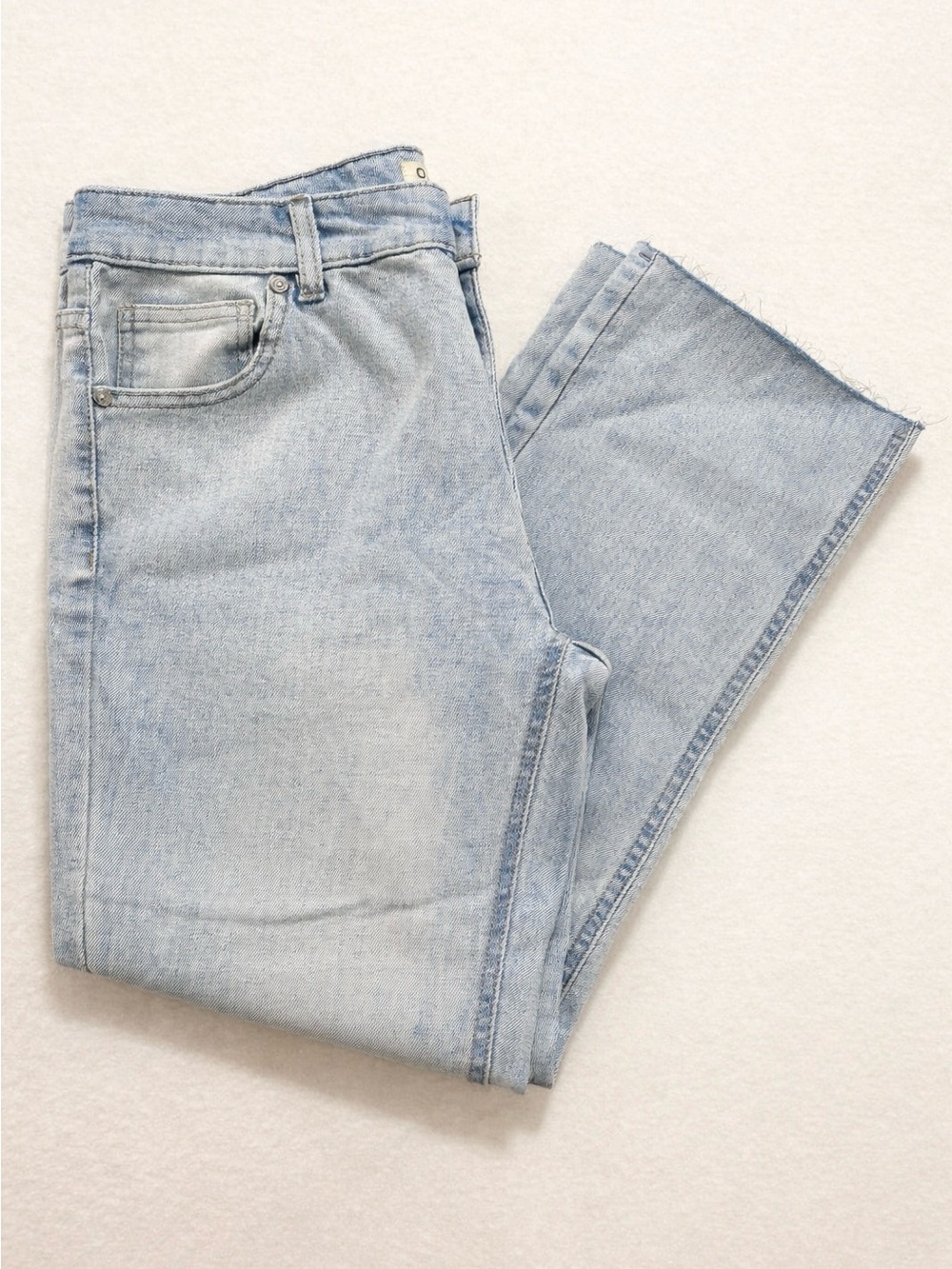 OAT New York Light Wash Straight Leg Jeans Women’s 10/30 Comfort Stretch